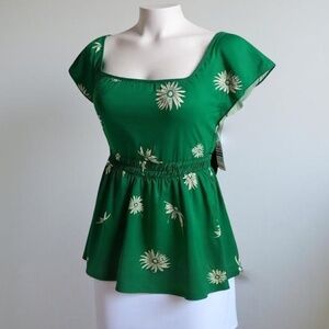 TORRID Super Soft Square Neck‎ Cinched Waist Babydoll Tank NWT Size 3X